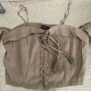 ✨💚Zaful Off The Shoulder Top 💚✨